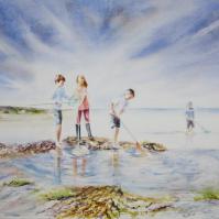 Pêche à l'épuisette