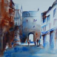 Le Mont St Michel, l'entrée